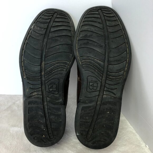 Nunn Bush Men's Leather Lace Up Brown Oxford Loafers Size 9 - Picture 13 of 16